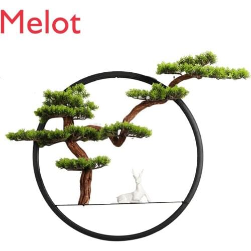 Welcome Pine Pendant Living Room Background Wall Decoration Wall Hanging Creative Home Wall Decorations Hanging Decoration