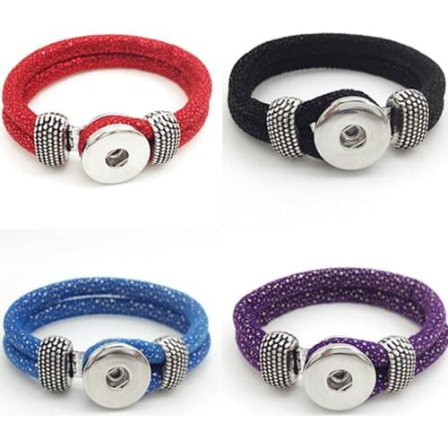 Sale One Direction Jewelry Bracelets For Women Snap Button Jewelry 20cm Korea Cashmere Bracelet Br1722 (fit 18mm 20mm Snap)