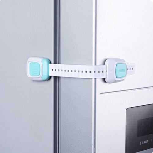 3Pc/Lot Double Buckle Child Protection Lock Baby Safety Door And Window Adjustable Belt