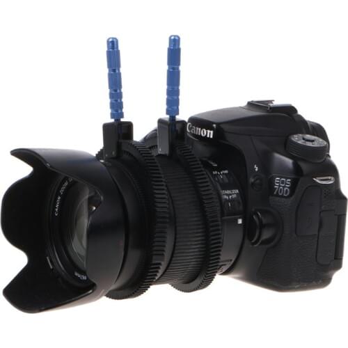 Adjustable Follow Focus Gear Ring Belt Aluminum Alloy Grip DSLR SLR Camcorder Camera Accessories