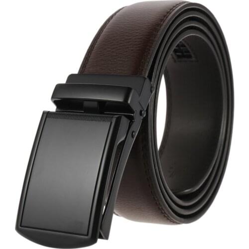 New Cow Genuine Leather Luxury Strap Male Belts for Men New Fashion Classice Vintage Buckle Men Belt High Quality LY136-1352-1