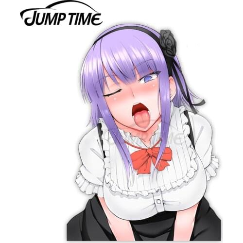 Jump Time 13 x 11.2cm For Dagashi Kashi Shidare Hotaru Car Stickers Fashion DIY Waterproof Graffiti Vinyl Material Decoration