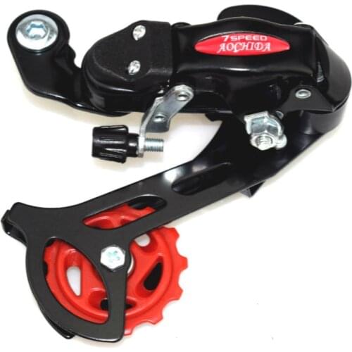 Mountain bike derailleur bicycle finger dial shift 7-speed 21-speed rear derailleur/black rear derailleur accessories