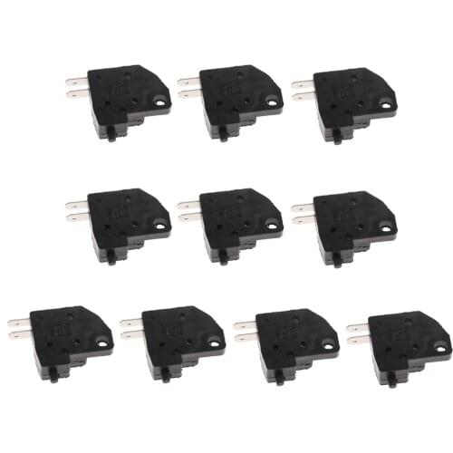10 Pcs New High Quality Front Brake Lever Right Swith for Motorcycle Scooter brake switch for Motorcycle Stop Light Scooter