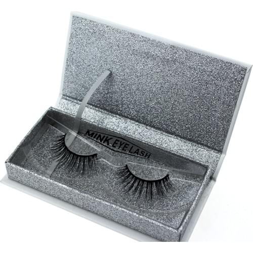 100pcs False Eyelash Packaging Box Customized private logo Individual Fake 3D Mink Lashes Case Faux Cils Empty diamond organizer