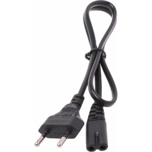 2-Prong Pin AC EU Power Supply Cable Lead Wire Power Cord For Desktop Laptop JU13 Drop shipping