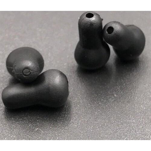 20pcs Carp fishing soft tulip beads rubber quick change beads end terminal tackles sets of fishing lures anti tangle hook sleeve