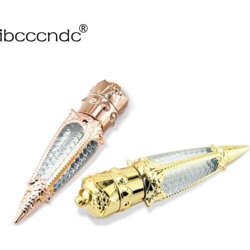 3 ML Empty Lip Gloss Tubes Lipgloss Container DIY Clear Refillable Lip Gloss Bottle Women Beauty Makeup Tools Rose Glod Tubes