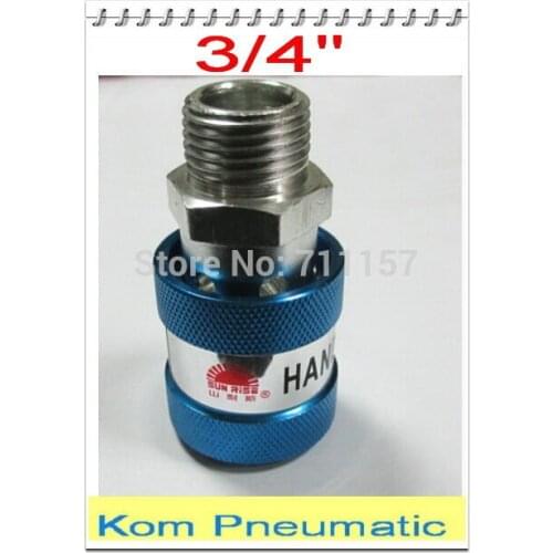 5pcs/lot HSV-20 3/4" BSPT Pneumatic Flow Control Manual Hand Slide Valve Free Shipping