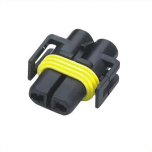 50SET H11 car wire male female wire connector fuse plug connector automotive wiring 2 pin terminal socket DJY7028-3-21