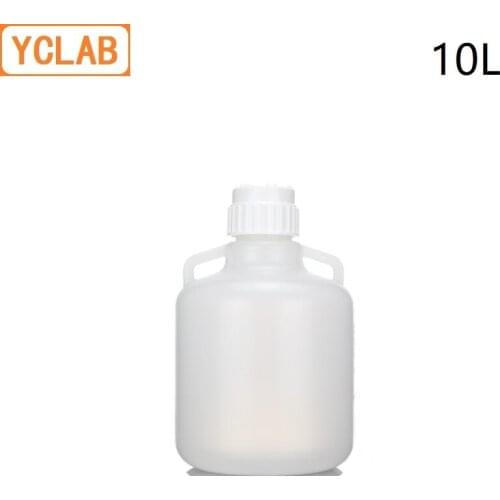 YCLAB 10L PP Plastic Bucket Liquid Storage Barrel Can be Sterilized at 121 Degrees and High Pressure ( Lid Needs to be Opened )