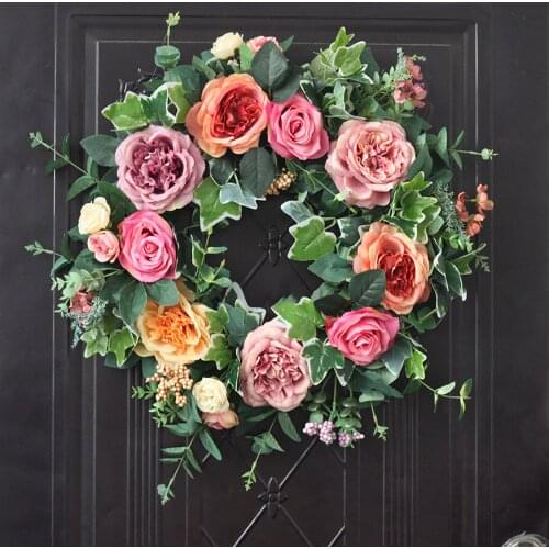 Natural Rattan Wreath Stem Branch Ring Garland For Easter Wedding Birthday Party Decor Supplies Christmas Gift