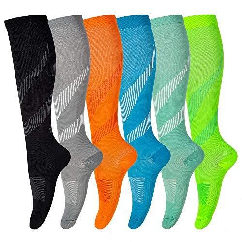 Compression Sockings Women Men 20-30 MmHg Is Best Graduated Athletic Riding Flight Travel Nurses Running Sport Compression Socks