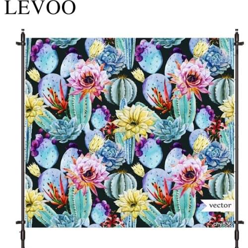 LEVOO Photography Background Tapestry Cactus Landscape Natural Gorgeous Fabric Shoot Prop Background Photocall Photo Studio