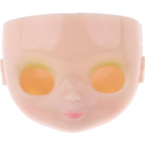 Doll Faceplate Backplate With Screws Head Face Shell With Makeup For Doll Custom