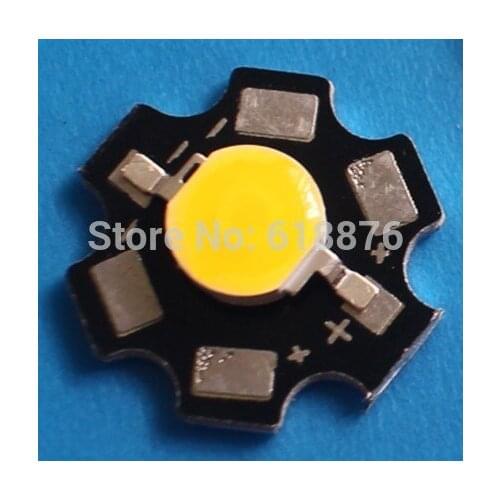 New 2014 A plane without lens 100PCS 3W Warm White High Power LED Bead Emitter +20mm pcb