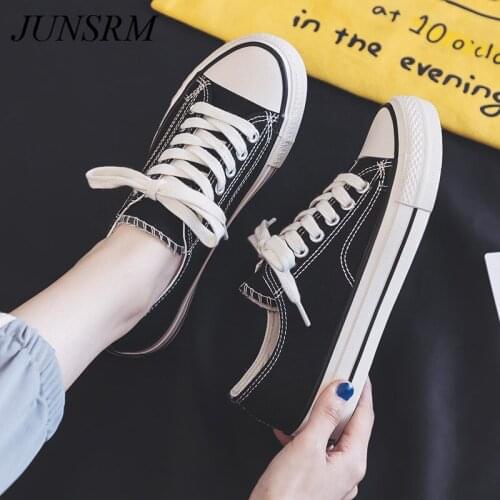 2021 Spring and summer new casual sports canvas shoes womens white shoes woman vulcanize shoes