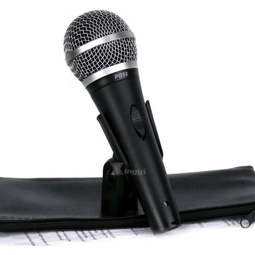Professional Switch Vocal Wired Mic Dynamic Karaoke Microphone System For PG58 Video Recording Studio PC Sing Mixer DJ Amplifier
