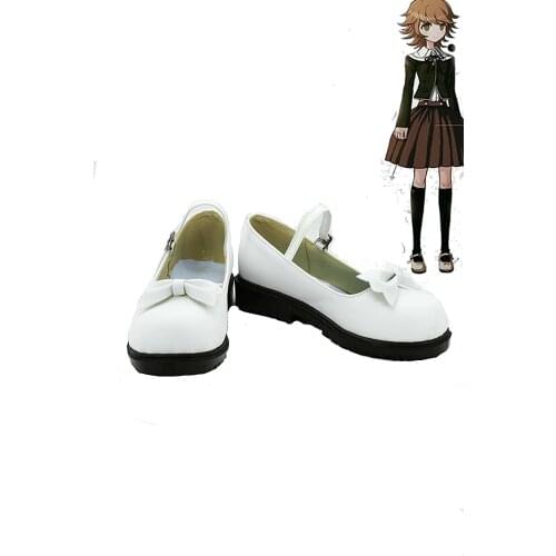 Game Danganronpa Chihiro Fujisaki Cosplay Shoes Boots Custom Made Any Size