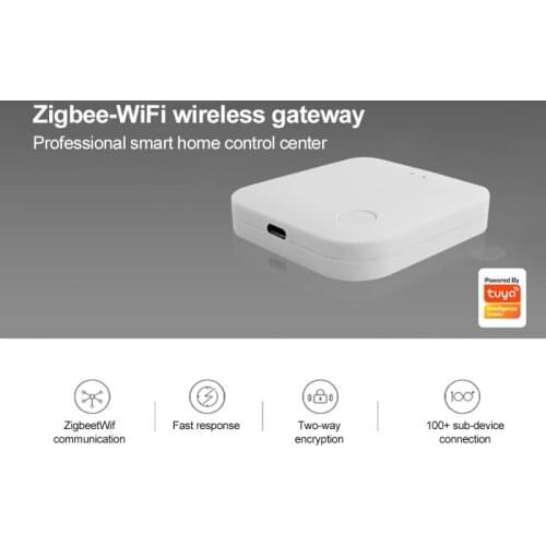 Tuya smart zigbee+wifi gateway tuya multi-function device linkage Tuya smart gateway Works with Alexa Google Assistant