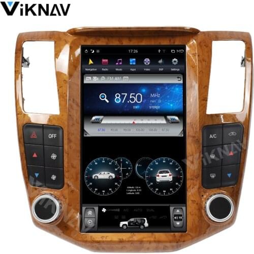 Android System 12.1 inch Multimedia DVD Player For-Lexus RX RX300 RX330 RX350 RX400H 2004 2005 2006 2007 Car GPS Navigation