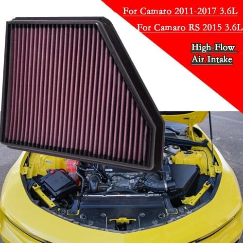 Replacement Air Filter High Flow For Chevrolet Camaro 3.6L Camaro RS 2015 3.6L Can be Clean
