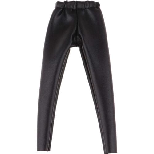 1PCS Doll Leather Tight Leggings Pants Clothes Bottoms Pants Trousers Fashion Outfit For 1/6 Dolls Accessories