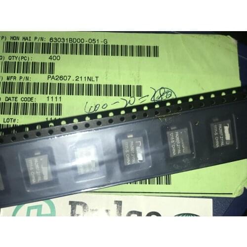 10PCS new original PA2607.211NLT PA2607 Inductor Power Bead Wirewound 0.215uH/0.195uH 15% 100KHz 41A 0.00029Ohm DCR T/R