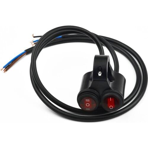 7/8Inch 22mm Motorcycle Handlebar Control Switch ON OFF Fog Headlight 12V Switch For Kawasaki Suzuki Honda
