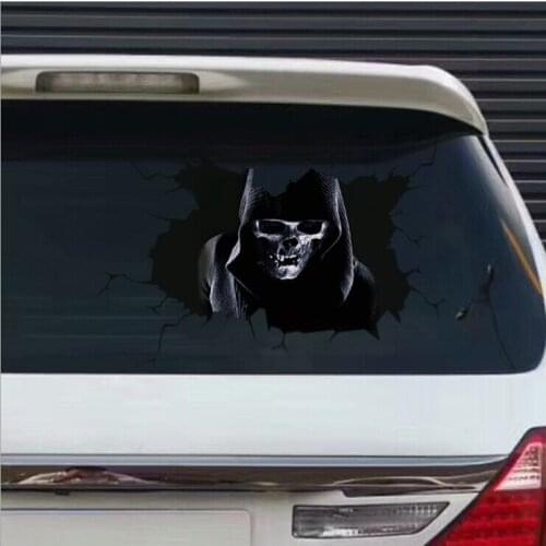 Car Horror Skull Sticker Decal Decor Party for chevrolet cruze camaro Volt Trax Malibu Niva Equinox captiva lacetti aveo