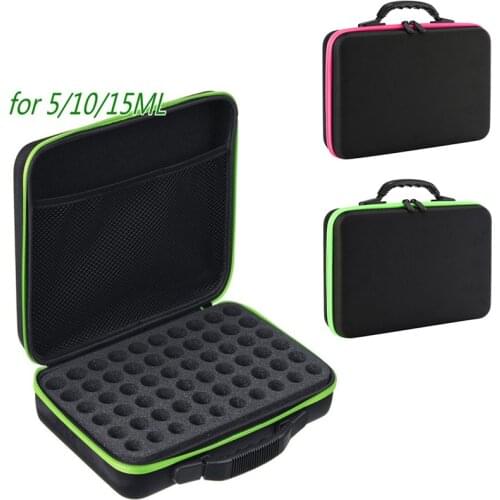 Essential Oil Case 30/60 Bottles 5ML10ML 15ML Perfume Oil Essential Oil Box Travel Portable Carrying Holder Nail Polish Storage
