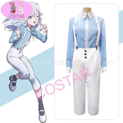 COSTAR Anime Kemono Jihen Akira Cosplay Costume Full Set Halloween Party Wear Outfit Unisex