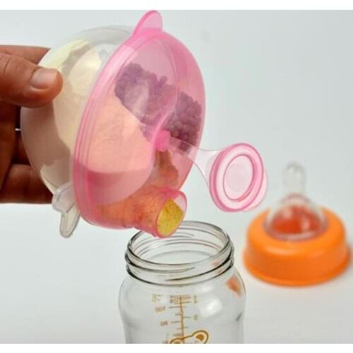 Baby Portable bean Box Milk Powder Formula Dispenser Baby Kids Toddler Food Containers Storage