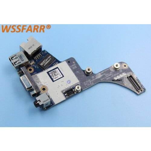 FOR Dell FOR Latitude E6420 USB Ethernet VGA Audio LAN Port Board 0CYXNG CYXNG LS-6591P