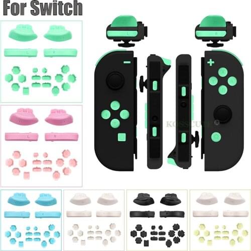 For NS Joy-Con SL SR L R ZL ZR Trigger Full Set Buttons ABXY Direction Keys Button Replacement For Nintend Switch Joycon