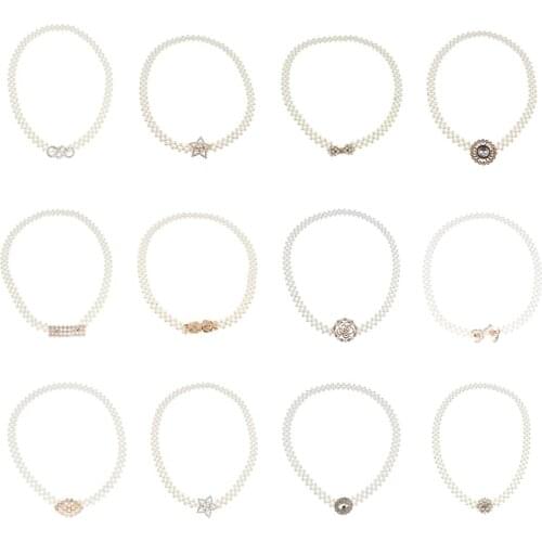 Elegant Adjustable Wedding Belt with Pearls for Evening Prom Wedding Parties