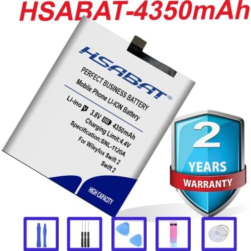 Top Brand 100% New 4350mAh Battery for Wileyfox Swift 2 /2 Plus in stock
