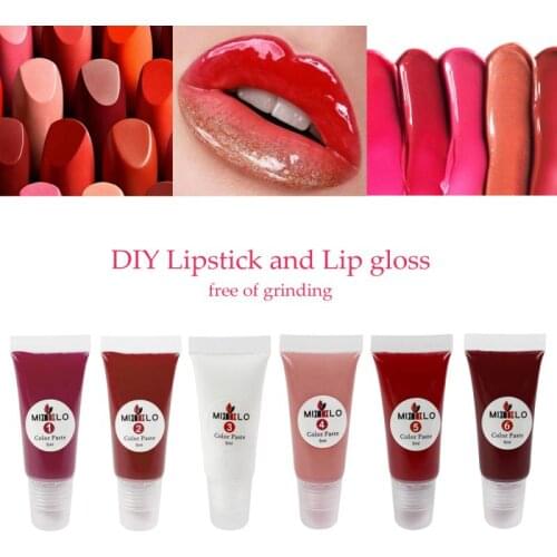 DIY Handmade Lip Glaze Base Material Lipstick Color Paste Matte Lip Gloss Material Moisturizing Lip Gloss Base Oil Makeup TSLM1