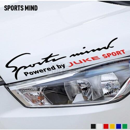 2 Pieces Customizable Sports Mind Car Styling Decoration Automobiles Car Sticker Decal For Nissan Juke Nismo JDM Accessories