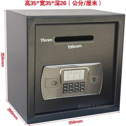 Coin-operated small mini safe, anti-theft insurance, mechanical password safe, office and home safe