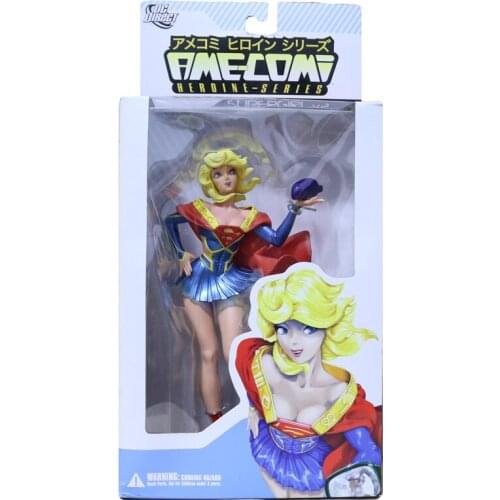 Vogue Classic Super Hero Super Girl Heroine Series PVC Statue Figure Model Toys