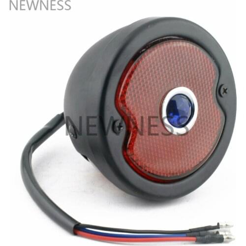 Motorcycle Retro Brake Tail Light Custom Fender Brake Taillight Rear Lamp Licence Plate Light For Harley Bobber Chopper Street