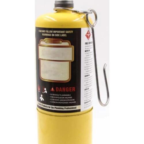 Stainless Steel Welding Gas Bottle Belt Hook Hand MAPP Propane Bottle Clip