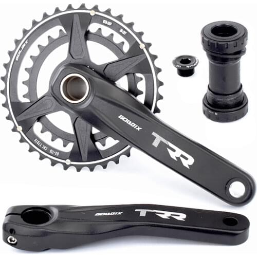 Fahrrad kurbel new racework MTB Bike GXP Kurbel Aluminium Legierung Mit Boden Kurbel 170 crank platte rot 32 T 34 T 36 T 38 T