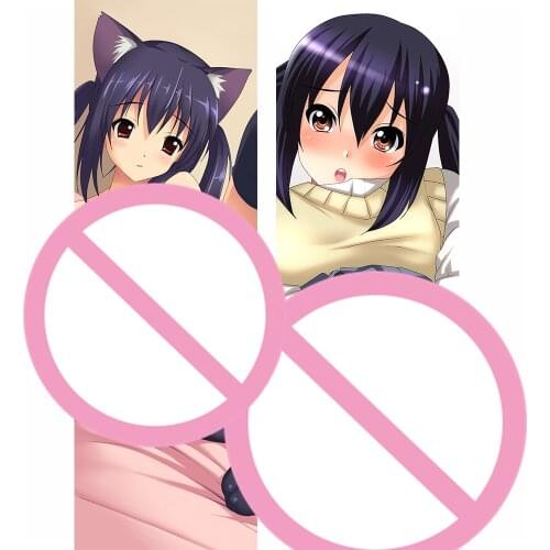 Hot manga K-On! (Keion!) anime characters Mio Akiyama Azusa Nakano & Yui Hirasawa pillow cover body Pillowcase Dakimakura