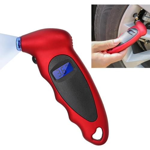 Portable LCD Digital 150PSI Car Tire Tyre Air Pressure Gauge Tester Tire Pressure Test For Auto Car Motorcycle