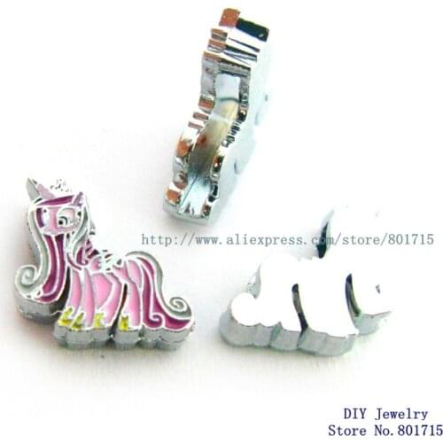 8mm slide charms 100pcs cartoon charactors wholesales DIY charms Internal Dia.8mm fit 8mm band wholesales free ship SL0305