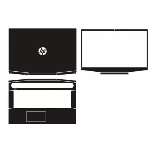 Laptop Carbon fiber Vinyl Skin Sticker Cover For HP Pavilion Gaming 17-cd1000ng cd0000 cd0024na cd1057ur cd1245ng cd0024na 17.3"