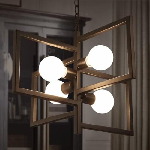 Vintage Iron Black Matte Painting Pendant Lamp Foyer Dining Room Bar Loft Pendant Light E27 110-240V Free Shipping