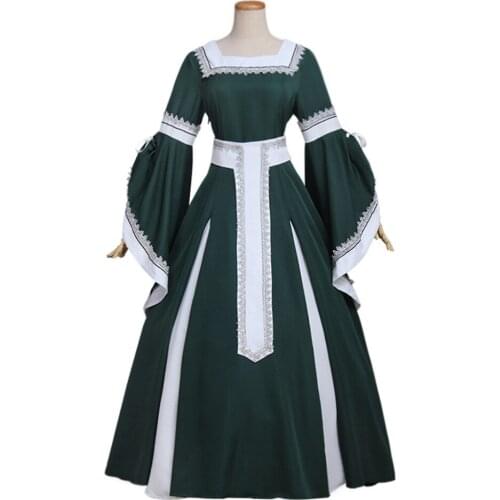 Women Medieval Dress Gothic Vintage Long Victorian Ball Gowns Renaissance Dress Party Cosplay Costumes Evening Dress Custom Made